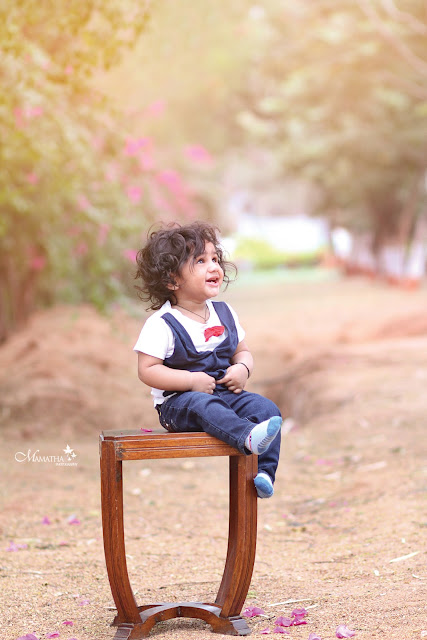 Baby on bench