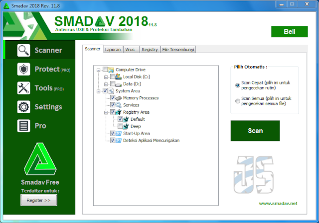  Salam kawan semuanya kali ini saya akan membagikan salah satu software antivirus yang mer Smadav 2018 Rev. 11.8 Final Full Version