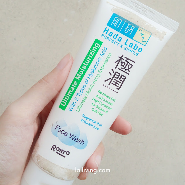 hada labo gokujyun moisturizing face wash