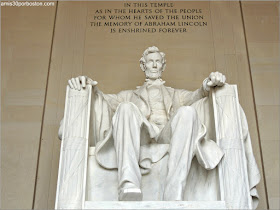 Escultura del Presidente Abraham Lincoln en Washington D.C