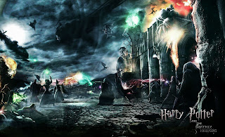 Harry Potter and the Deathly Hallows: Free Printable HD Poster.