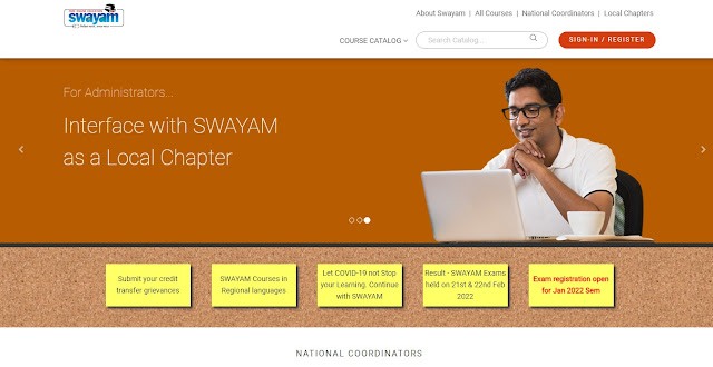 Swayamofficial website screenshot