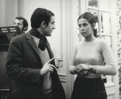 Truffaut with Claude Jade