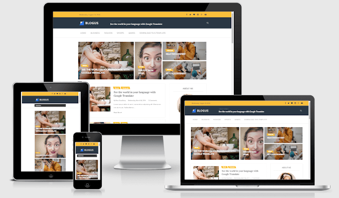 Download Blogus Responsive Blogger Theme