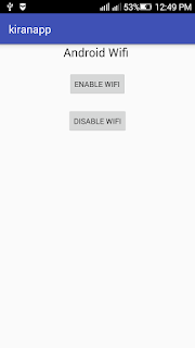 Android wifi disable mode