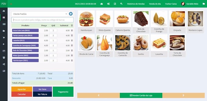 Sistema Pdv Pedido De Venda em PHP com Banco Mysql