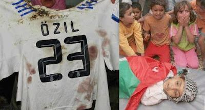 Mesut Ozil Terguris Hati Melihat Anak Gaza Gugur Memakai Jersinya