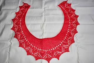 Shawlette Red Flame