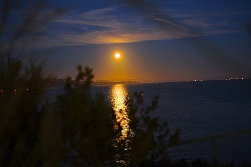 Moon over Santa Barbara