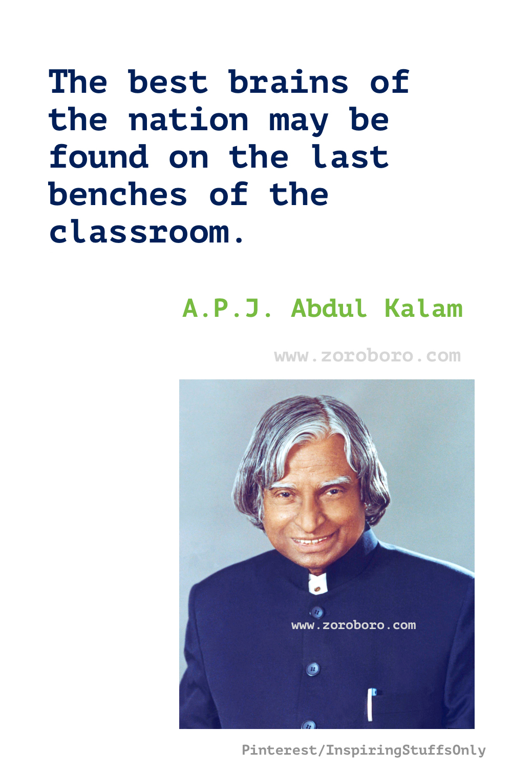 A.P.J. Abdul Kalam Quotes. A.P.J. Abdul Kalam DREAM Quotes, A.P.J. Abdul Kalam LIFE Quotes, LOVE Quotes, A.P.J. Abdul Kalam SCIENCE Quotes, A.P.J. Abdul Kalam EDUCATION Quotes & A.P.J. Abdul Kalam STUDENTS Quotes. A.P.J. Abdul Kalam Quotes in English, A.P.J. Abdul Kalam Inspirational & Motivational Quotes,backbencher quotes