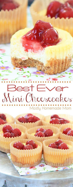 Best Ever Míní Cheesecakes #Cake