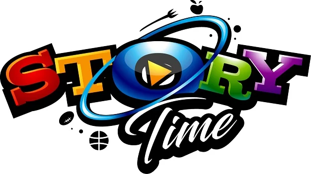 " Story Time production logo Rio's food edition"