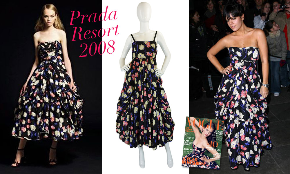 Yes it is THAT Prada Dress!