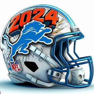 Detroit Lions 2024 Concept Helmets