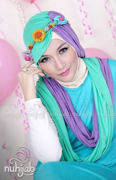 Model Jilbab Modern Untuk Lebaran