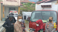 Gegana Lampung Kawal Pendistribusian Vaksin Covid -19 di Tiga Kabupaten Wilayah Provinsi Lampung 