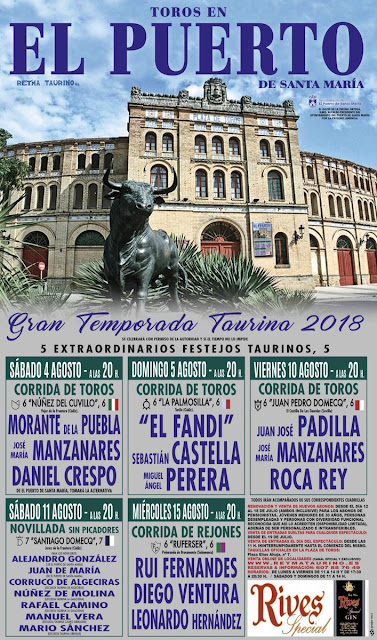 cartel toros puerto santa maria 2018