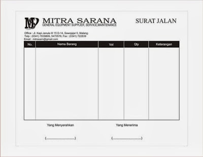 NOTA / FAKTUR / KWITANSI / INVOICE  Percetakan di malang 