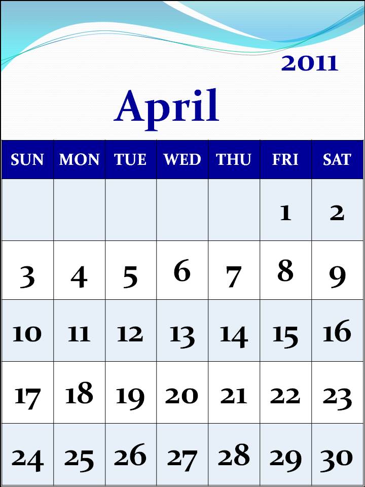 april calendar 2011 printable. april Calendar+april+2011+