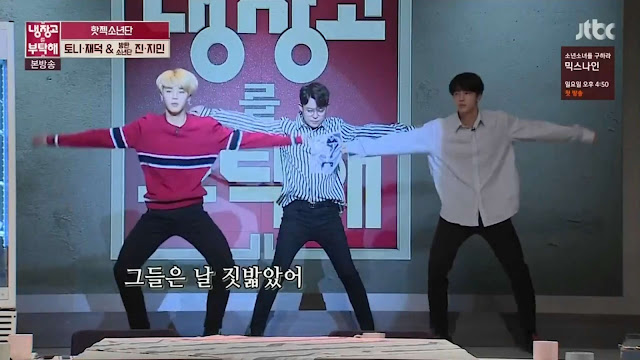 BTS Jin Jimin Tony H.O.T. Infinite Challenge