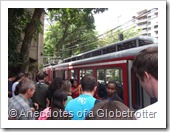 Boarding Tram