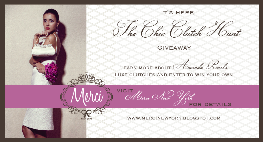 The Chic Clutch Hunt Giveaway Winner is...