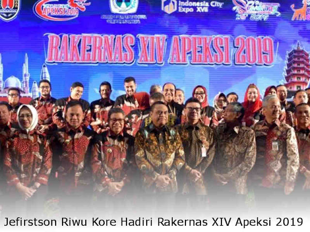 Jefirstson Riwu Kore Hadiri Rakernas XIV Apeksi 2019