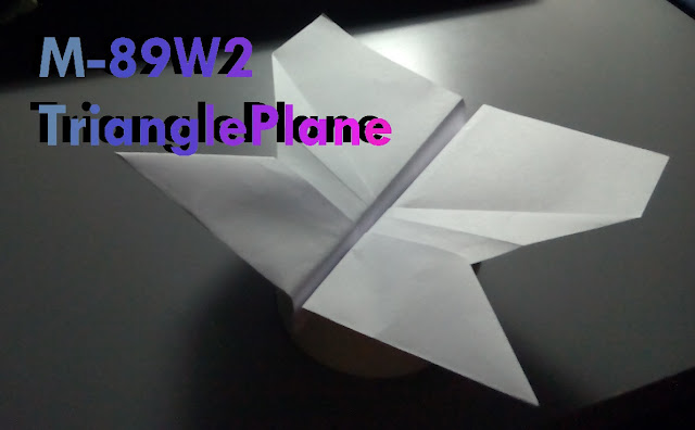 Avión de papel M-89W2 TrianglePlane