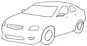 How To Draw Simple Cars Fast
