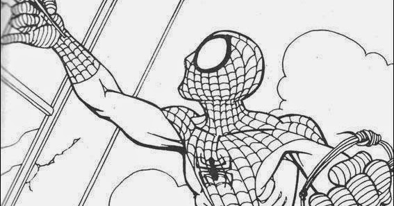coloriage spiderman sans imprimer