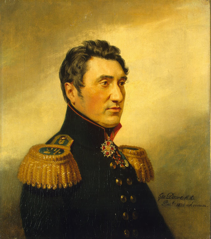 Portrait of Fyodor V. Sazonov by George Dawe - Portrait, History Paintings from Hermitage Museum