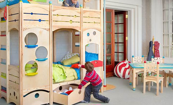  Desain  interior kamar  tidur anak 