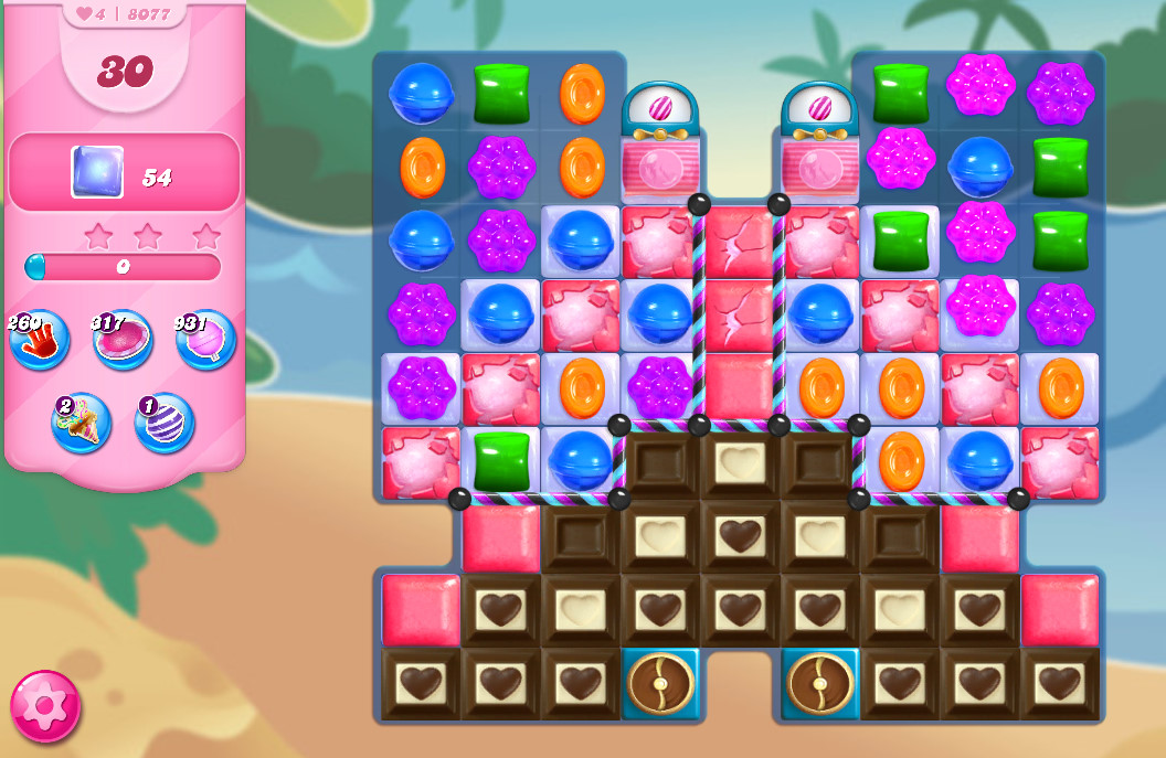 Candy Crush Saga level 8077