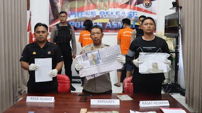 Polres Asmat Ungkap Sindikat Perjudian Togel di Asmat, Bos dan Pengedar Ditangkap