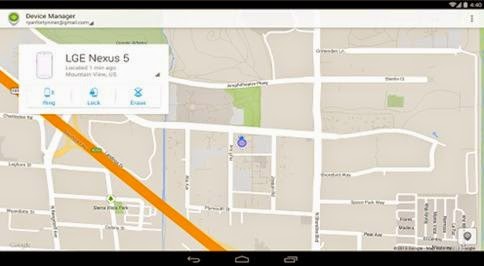 Aplikasi Android Device Manager