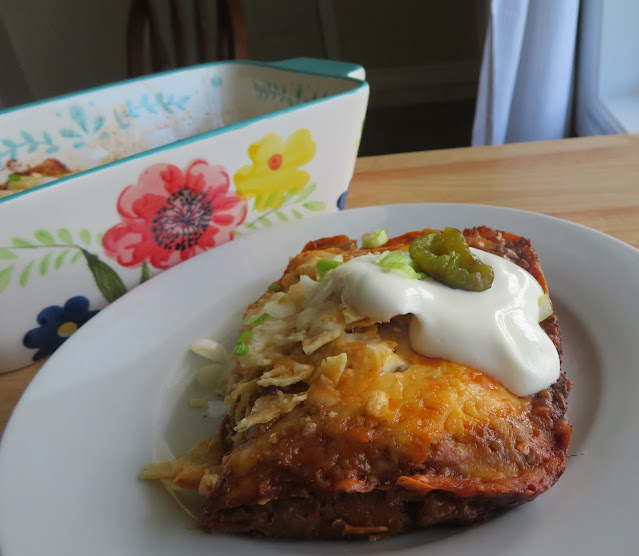 Tortilla Chip Enchiladas