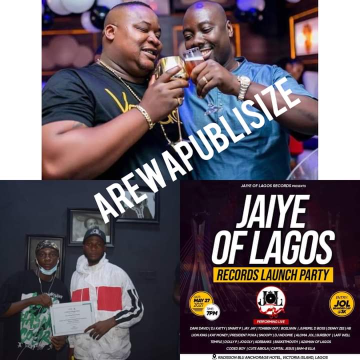 [E-News] Obi Cubana Gives 5 million to 'Jaiye of Lagos records', they are set to host a reality show #Arewapublisize