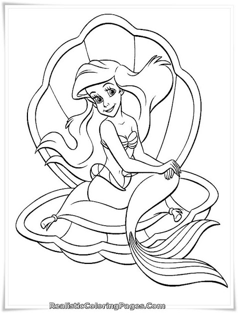 Adult  Printable Realistic Mermaid Coloring Pages  Coloring Tone