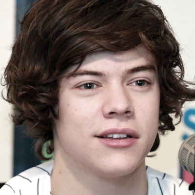harry styles hair young