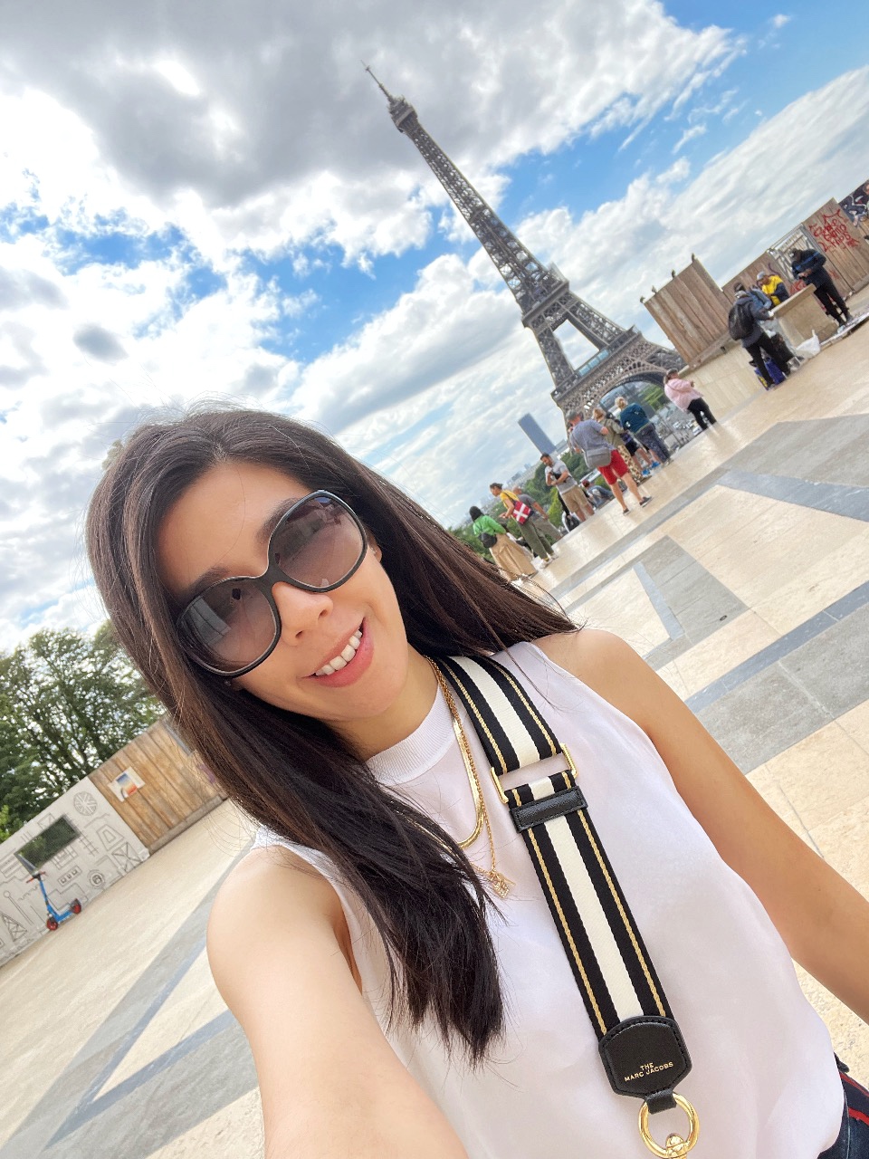 Adrienne Nguyen in Paris at Place du Trocadero_Eiffel Tower_What to do in Paris