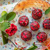 Besan Ladoo with Rose