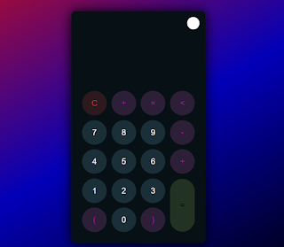 Light/Dark Theme Calculator Javascript | Calculator Html Css Js