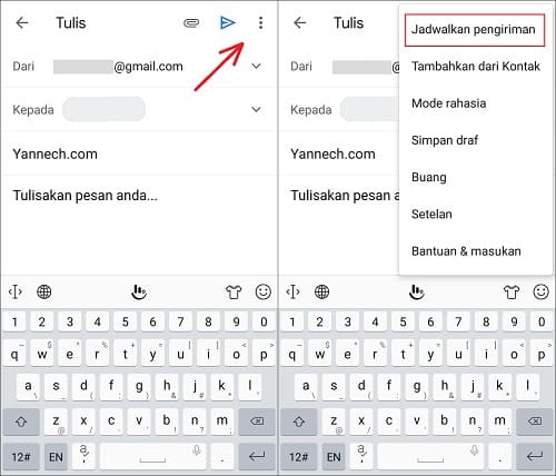 Cara Kirim Email Terjadwal