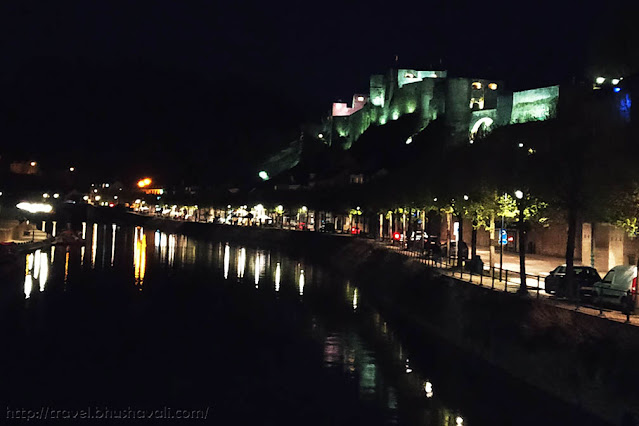 Bouillon castle torchlight night tour