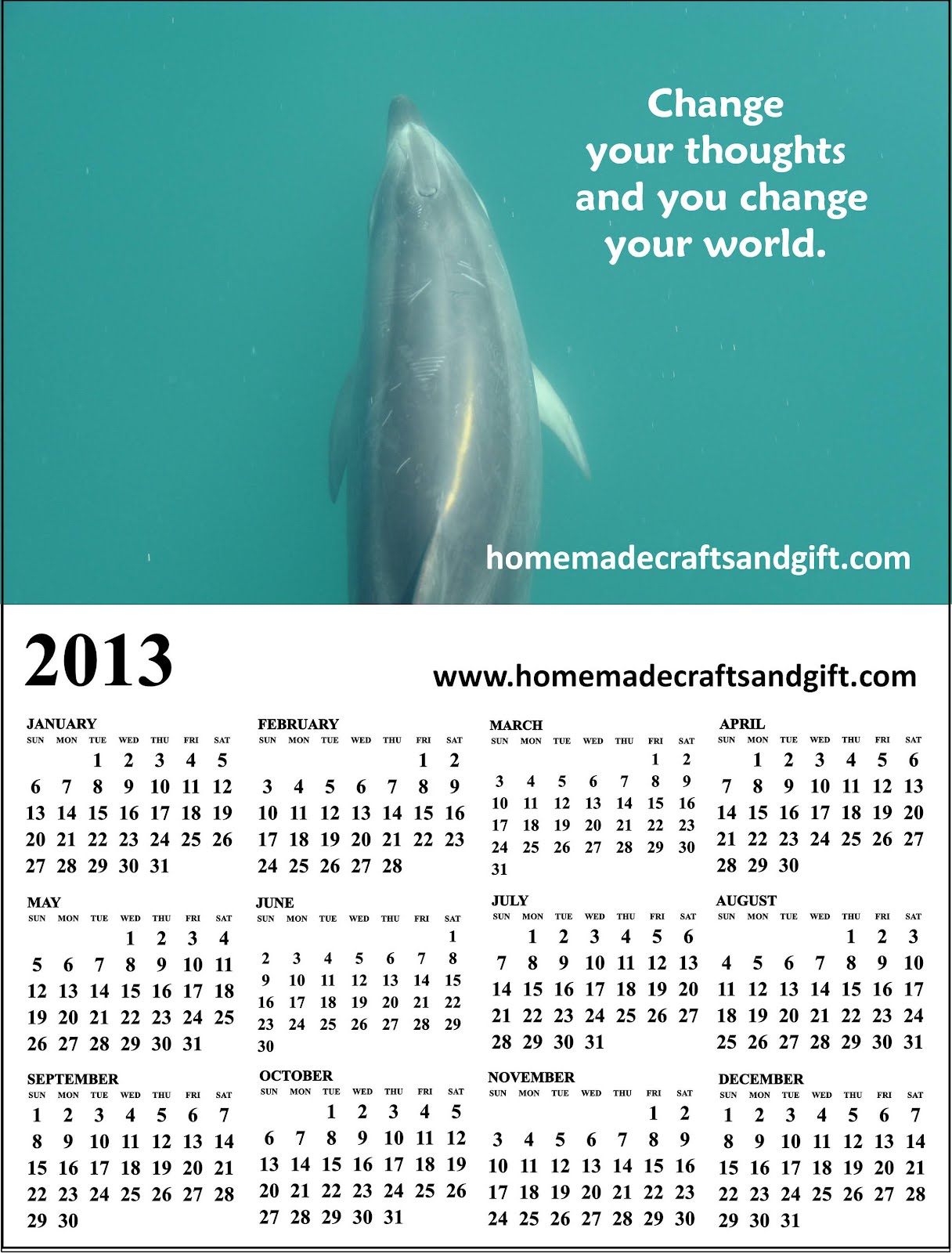 Free 2014 Calendars, Bookmarks, Cards