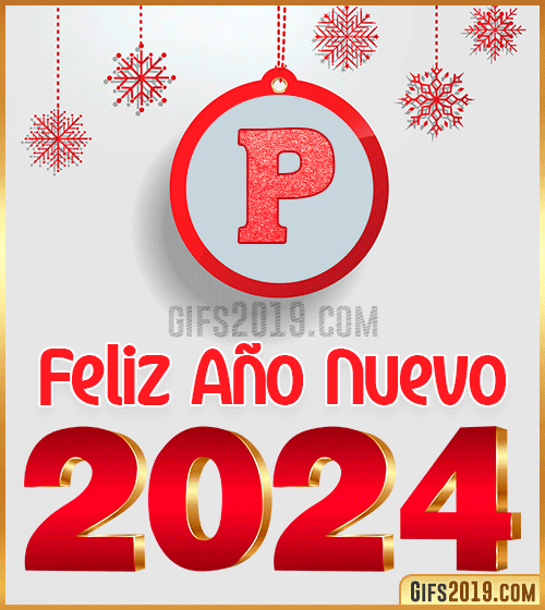 feliz año nuevo 2024 gif P