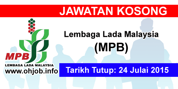 Jawatan Kosong Lembaga Lada Malaysia (MPB) (24 Julai 2015 