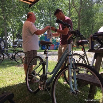 Fixing my bike