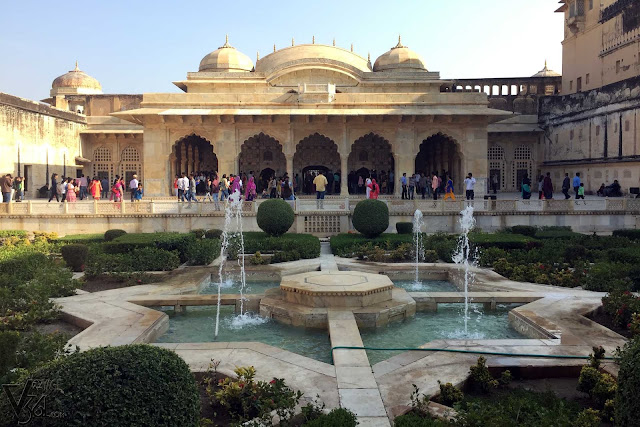 Sheesh Mahal and the gardens