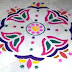 Very Easy Rangoli Designs For Diwali With Flowers